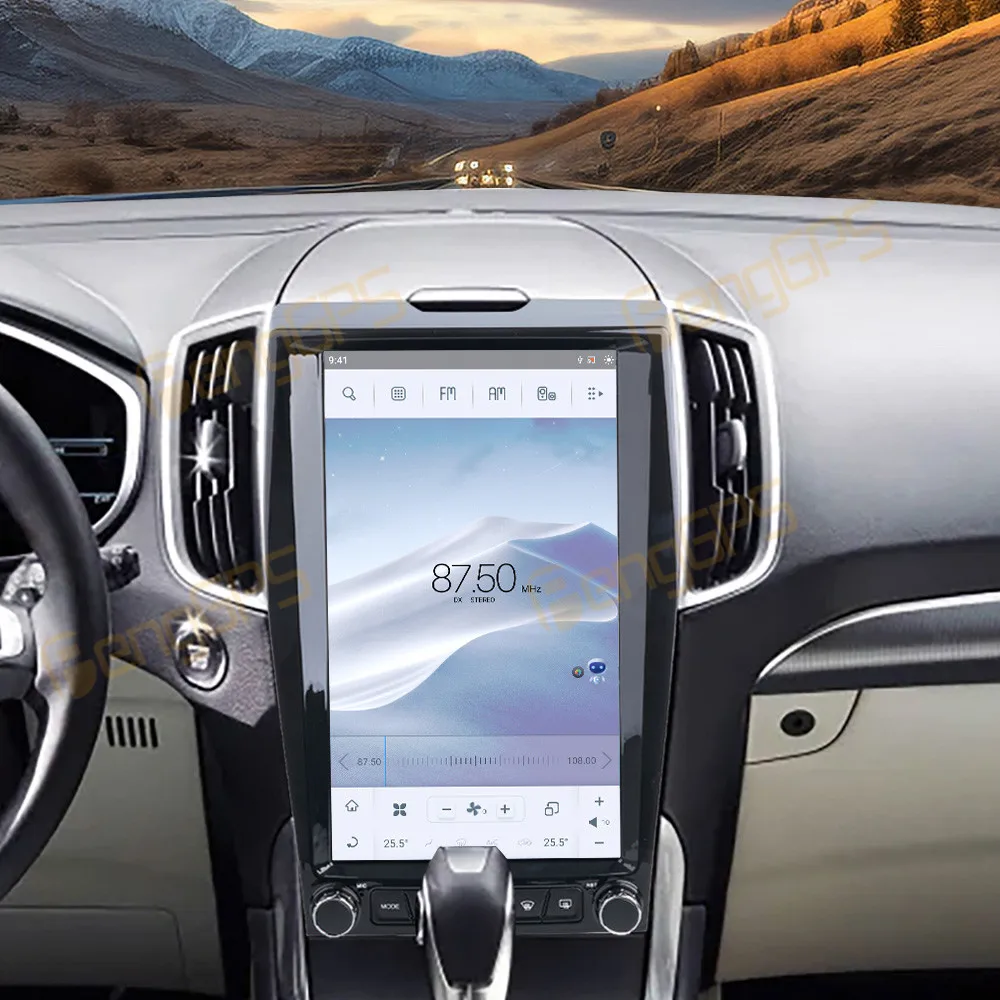 Беспроводной Carplay Android Auto для Ford Edge 2015-2018 автомобильный радиоприемник