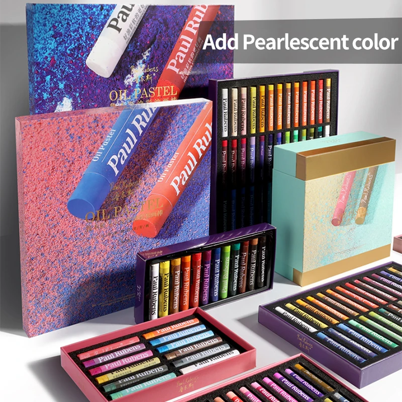 

Paul Rubens Professional Oil Pastels Set 12/24/36/48 Colors Soft Pastel Crayon Paint Stationery Graffiti Drawing Pen for Artist