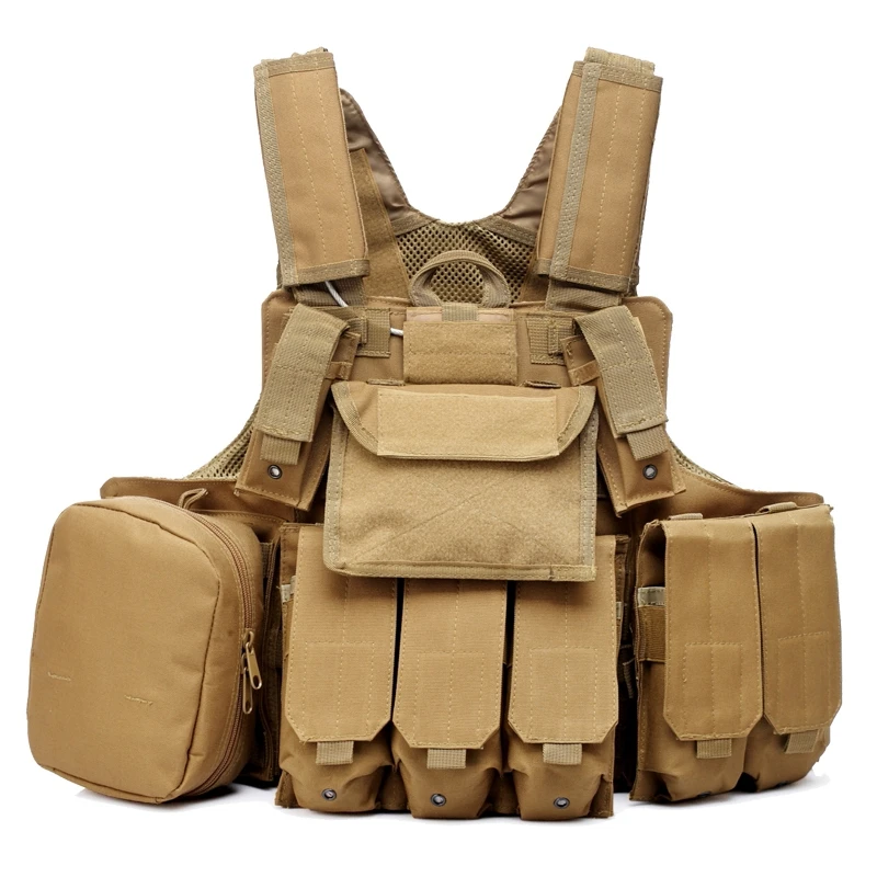 

Tactical Vest Molle CIRAS Airsoft Combat Vest Releasable Armor Plate Carrier Strike Vests W/Magazine Pouch Hunting Clothes Gear