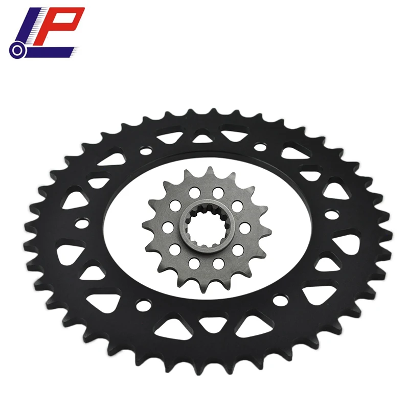 

LOPOR 525 CNC 16T/43T Front Rear Motorcycle Sprocket for Honda CB600 Hornet PC41 07-13 CBR600 11-14 CBR900RR Fire Blade 96-99