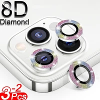 diamond glitter camera lens mini metal ring lens glass on iphone 13 12 11 pro max mini protector on for iphone 13 12 11 pro max