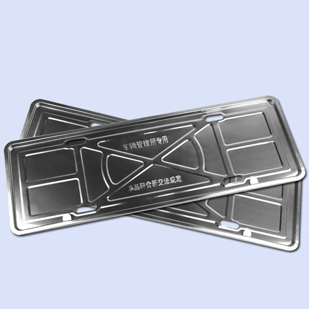 

2 PCS Plate Mounting Bracket Front License Holder Car Frame Vehicle Administration Easy Install
