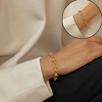 handmade hasp vintage party silver lock chain adjustable bracelet bracelet for women gift