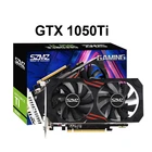 Новые графические карты GTX 1050 TI, оригинальные Чипсет NVIDIA 750 бит GDDR5 GTX960, видеокарта 4 Гб 2 Гб GPU non 580 RX 570 GPU