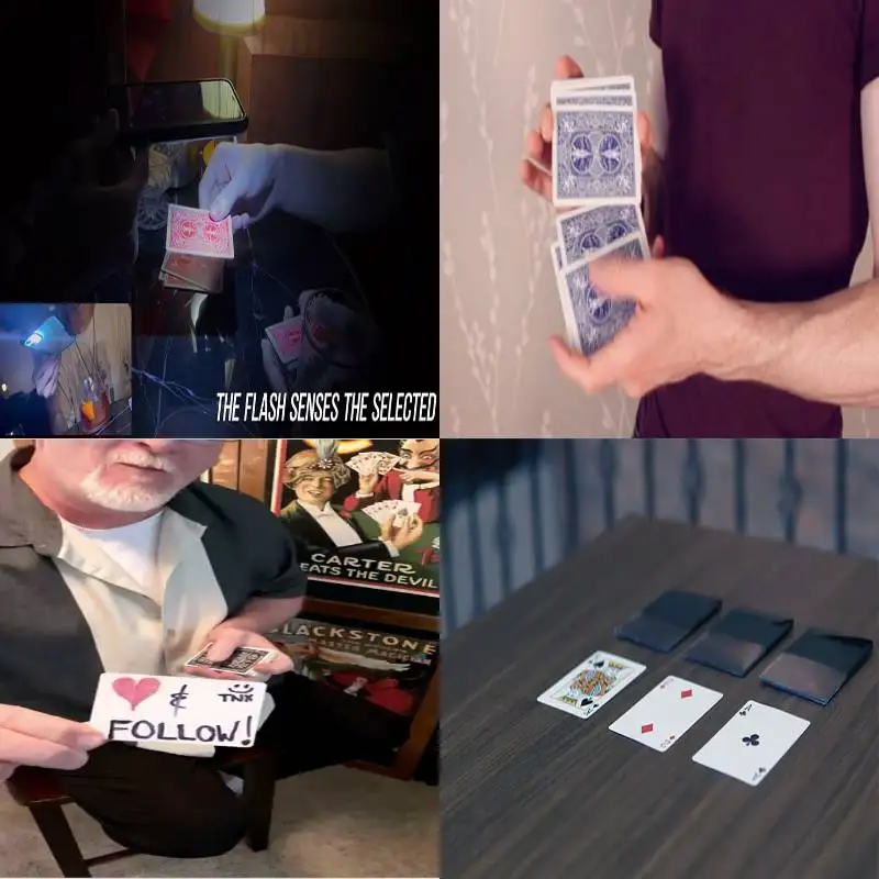 

The Salad Transformation by Doug Conn,The Victory Shuffle by Steven,Three Envelopes by Smagic Production,Twinkle by Tristan TE