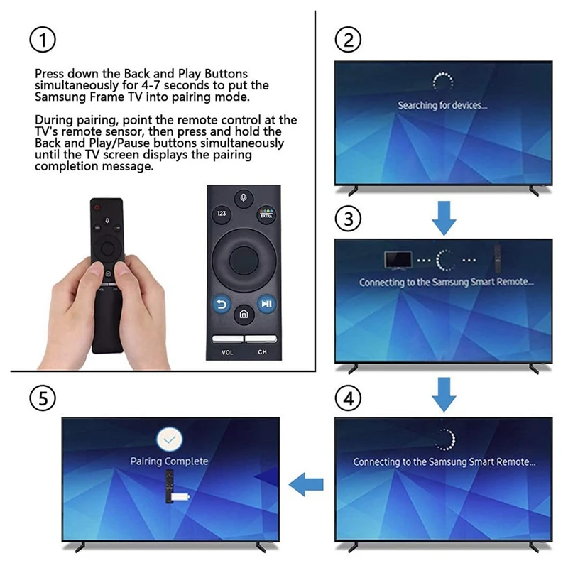 BN59-01242A пульт дистанционного управления для Samsung TV с голосом Blue-Tooth N55KU7500F UN78KS9800