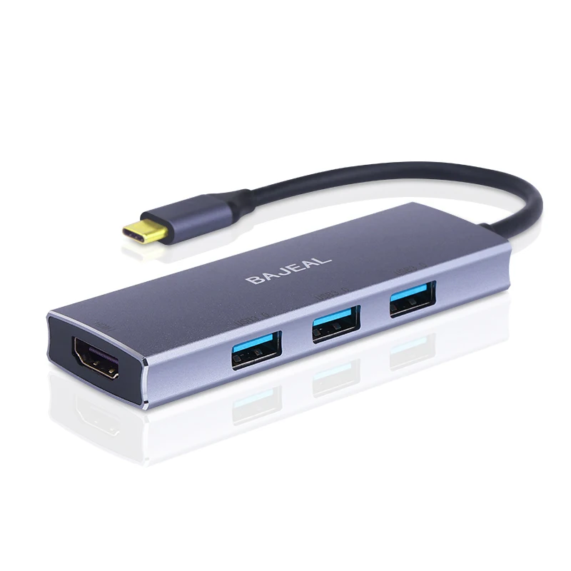 

Usb-разветвитель 4-в-1 с портом Type-C и Usb 3,1