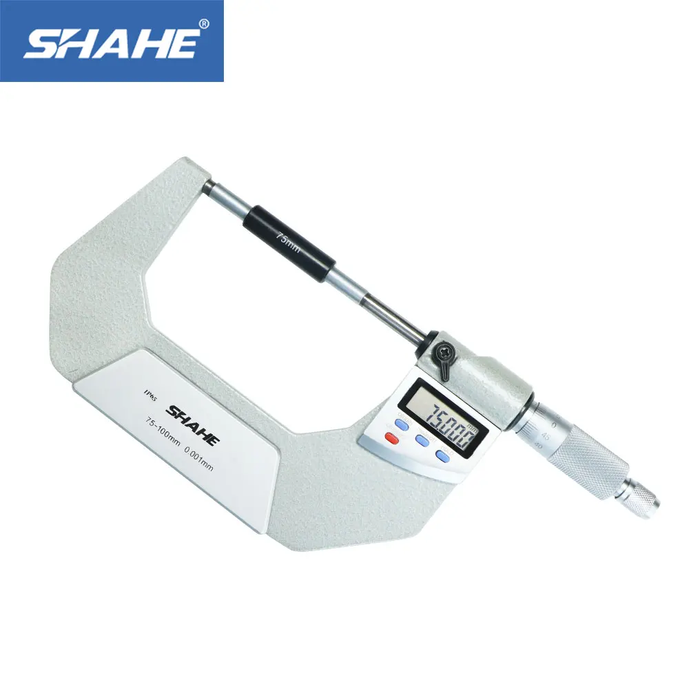 

SHAHE IP65 Digital Vernier Caliper Micrometer 75 -100 mm Micrometer Digital 0.001 mm
