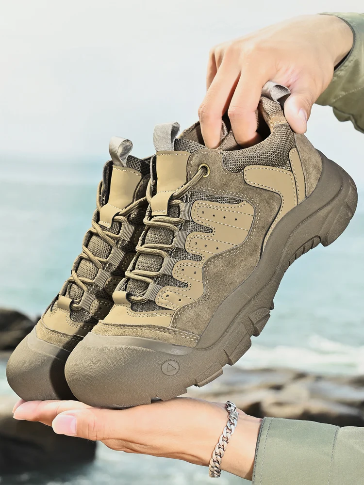 Мужская обувь бренда Bull с флагом осень 2024 новая уличная походная мужская кожаная