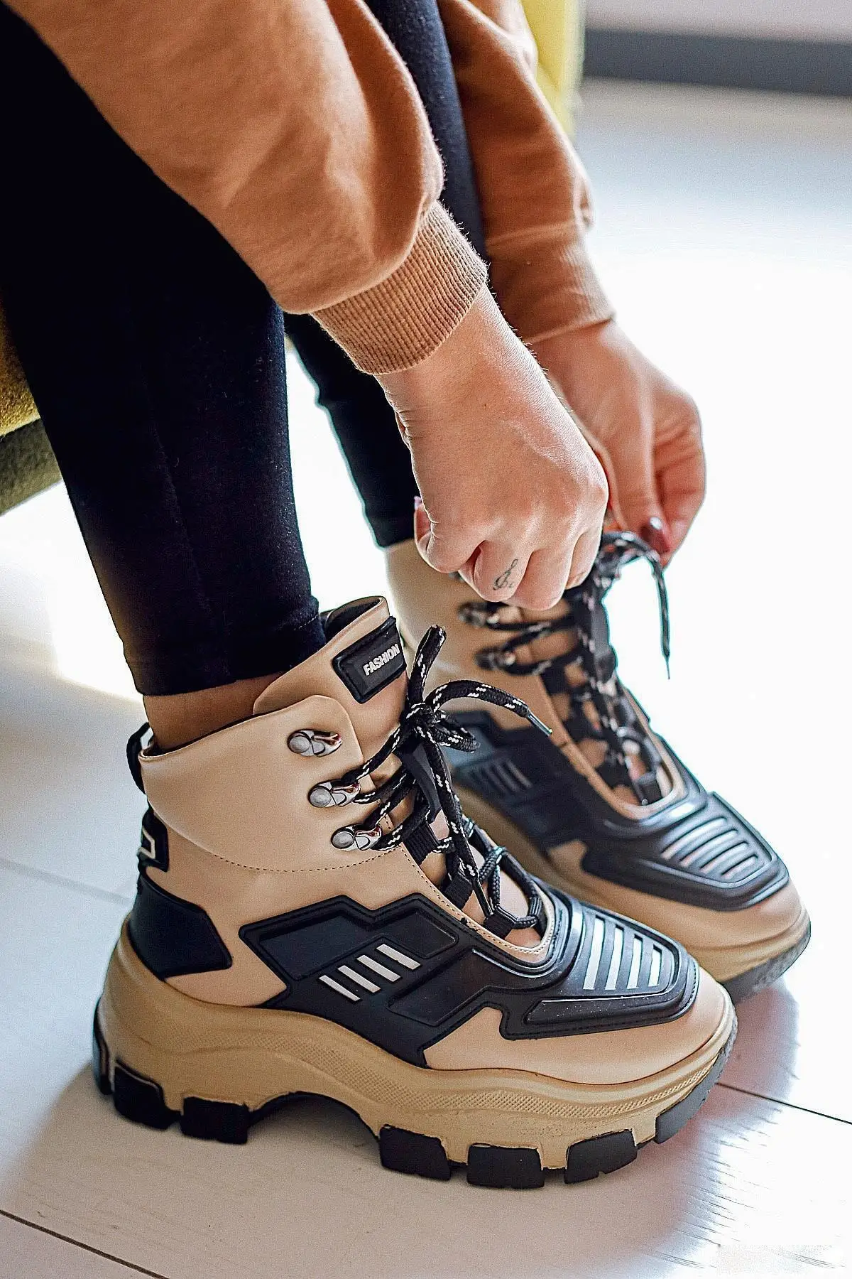 

Women Emory / Thick Nli Laced Sports Boots Comfortable Ladies Luxury Stylish Female Boots