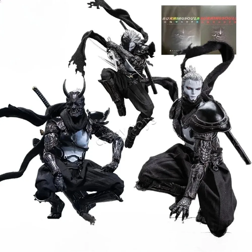 Фото В наличии: DARKCROWN TOYS BURNINGSOULS Самурай, подвижная коллекционная фигурка 1/12 масштаба, 6 дюймов №3