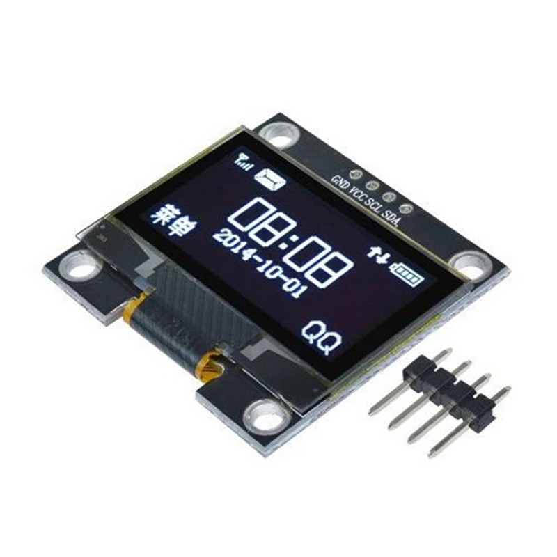 1 3-дюймовый модуль OLED-дисплея 128X64 ЖК-дисплей 4PIN I2C IIC для связи Arduino