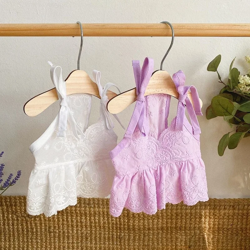 

Кружевное платье на бретельках Одежда для собак модная одежда для собак и кошек очень маленькая милая карта для чихуахуа летняя фиолетовая ...