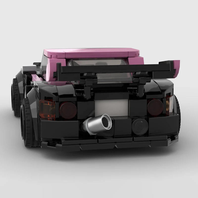 Фото Хит продаж: Конструктор MOC-186200 Mazda MX5 Miata, совместимый с LEGO, умный набор для сборки для мальчиков №4