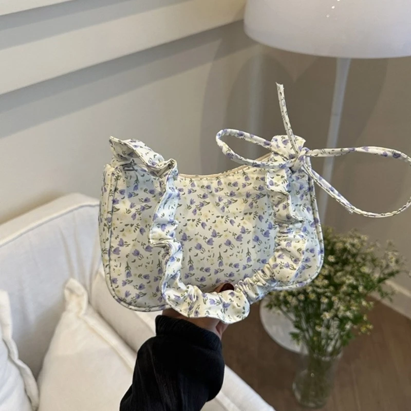 Женская эстетичная элегантная повседневная сумка под подмышки милая