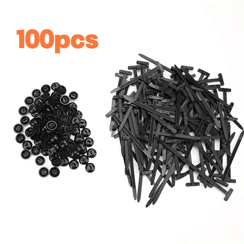 

Нейлоновая универсальная пряжка для кабельной стяжки, самоблокирующийся держатель стяжек на молнии, держатель для проволочных крепежных ремней для ежедневного ремонта автомобиля, быстрая фиксация