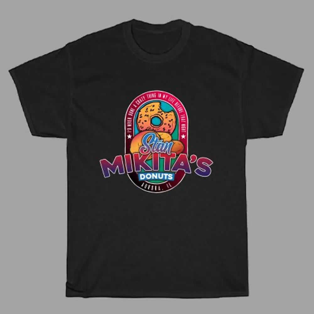 

Футболка с пончиком Стэна Микита, Мужская черная футболка Wayne'S World, размер от S до 3Xl