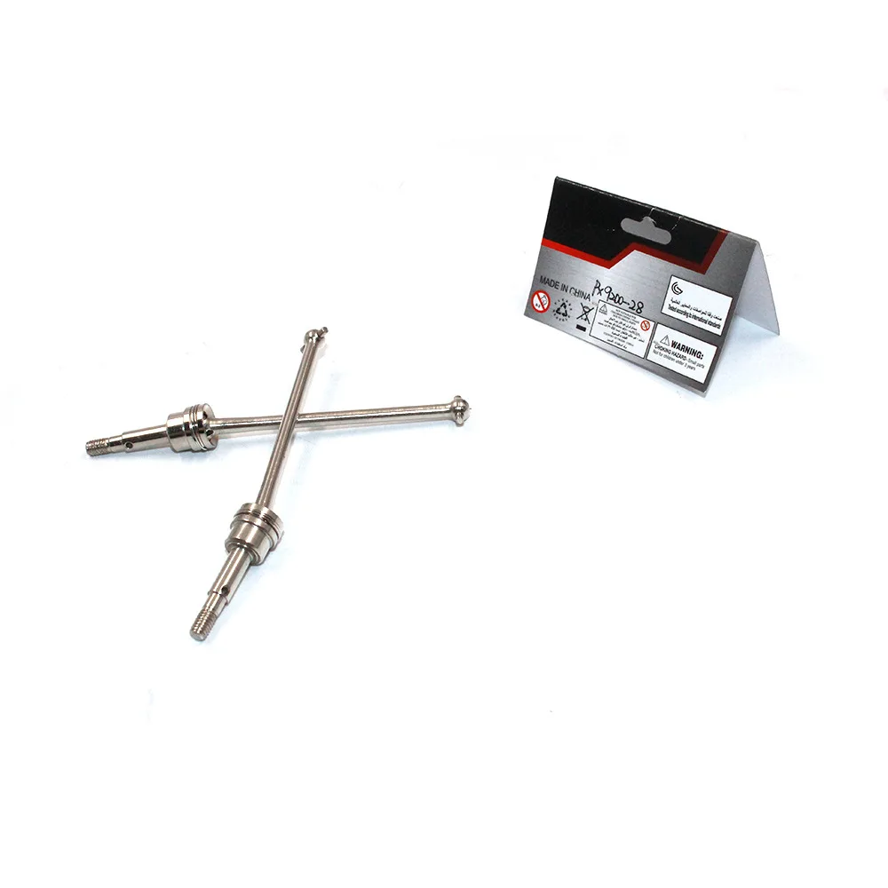 _ 2 шт. Универсальный приводной вал для радиоуправляемого автомобиля, металлическая универсальная ось для PX9200 1:12, высокоскоростные внедорожные Запчасти для радиоуправляемых моделей