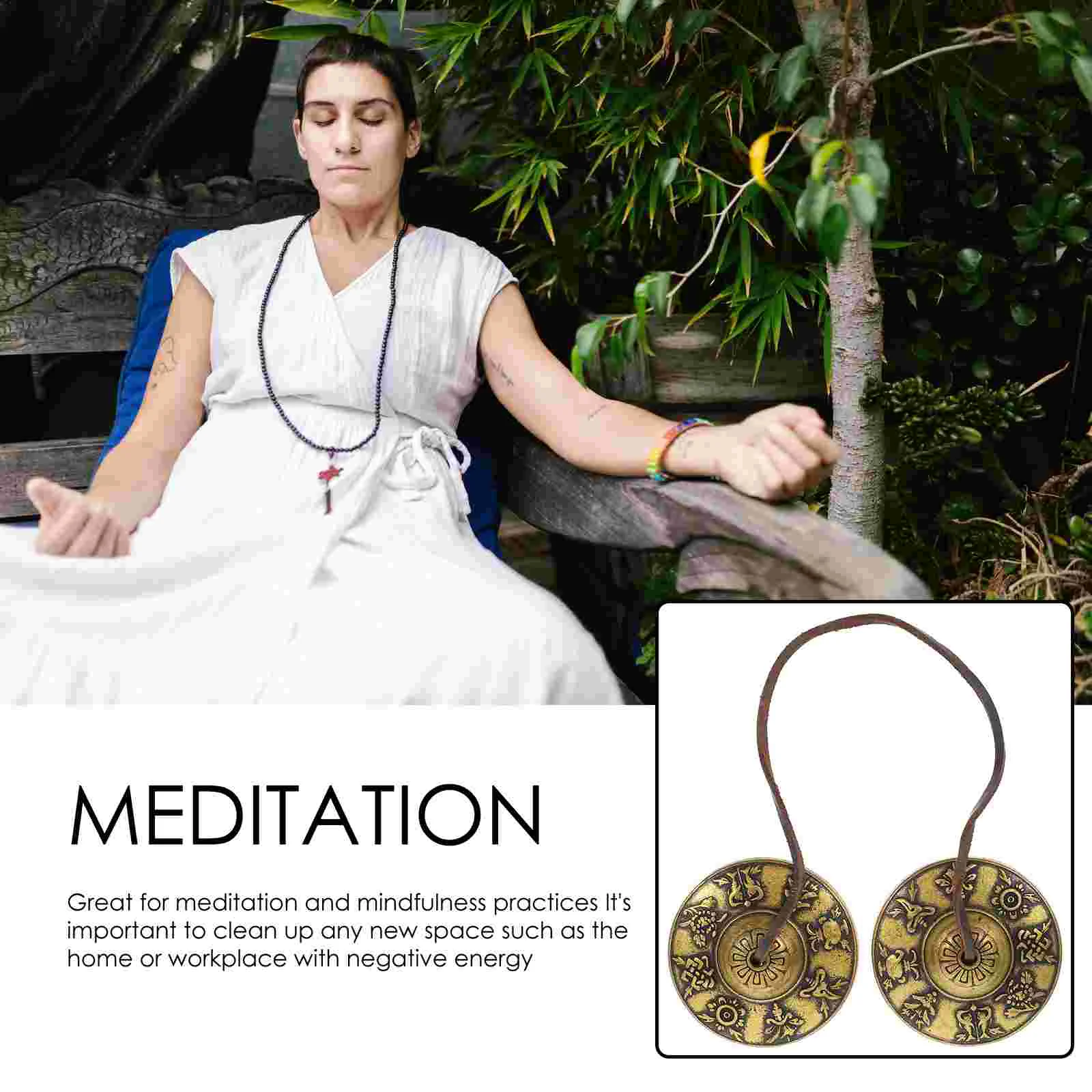 Медные тарелки для пальцев колокольчик йоги ручной ударный инструмент танцы