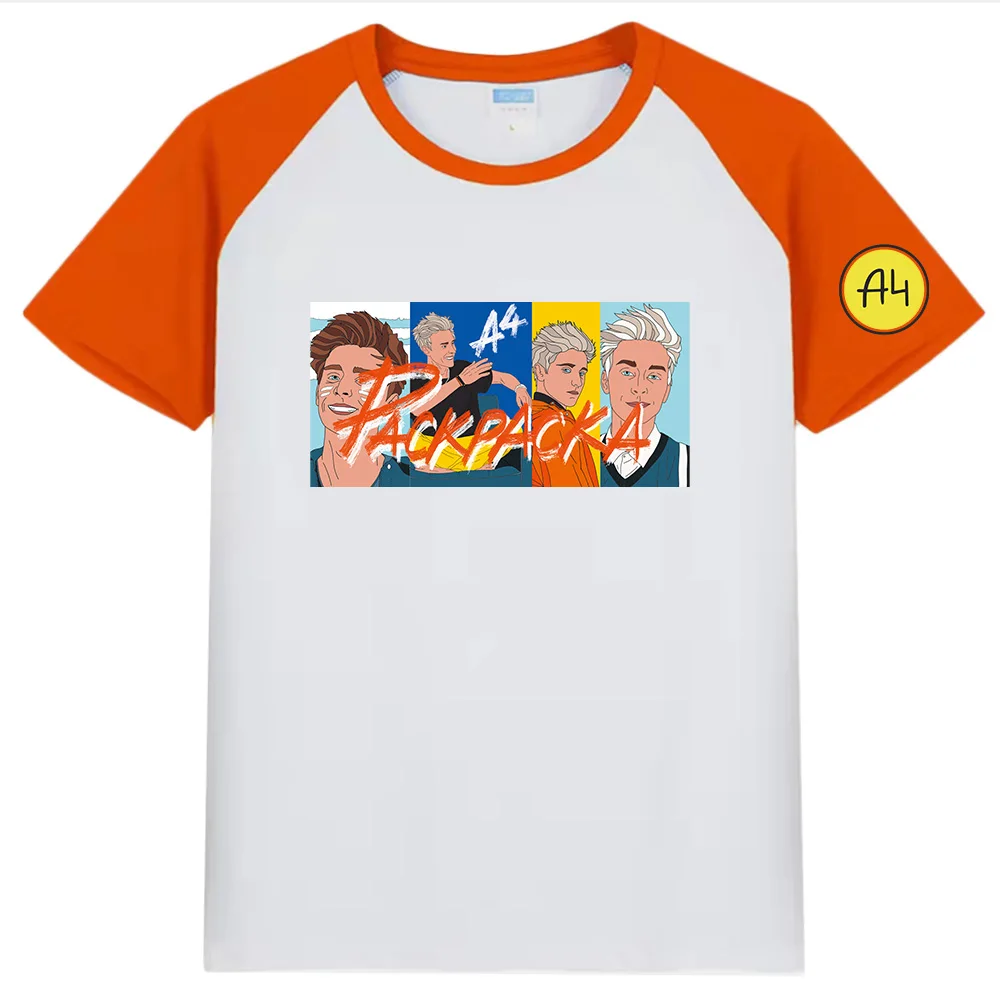 Мерч А4 Shirt Children's 100% Cotoon T Shirts Merch A4 Lamba Casual Girls Clothing Boys Tshirt Fashion Tops Kids Summer T-Shirts