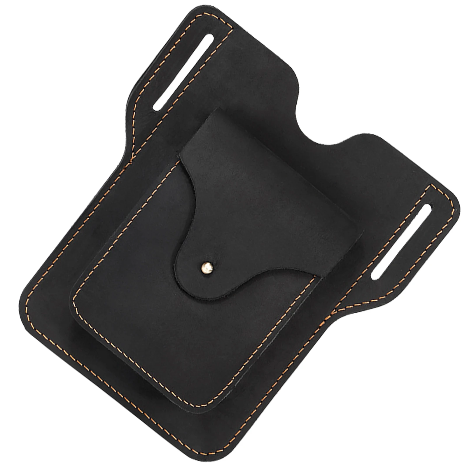 

Кожаная поясная сумка для мужчин, вместительная коричневая сумочка на ремне, сумки через плечо, кошелек с ремешком на застежке