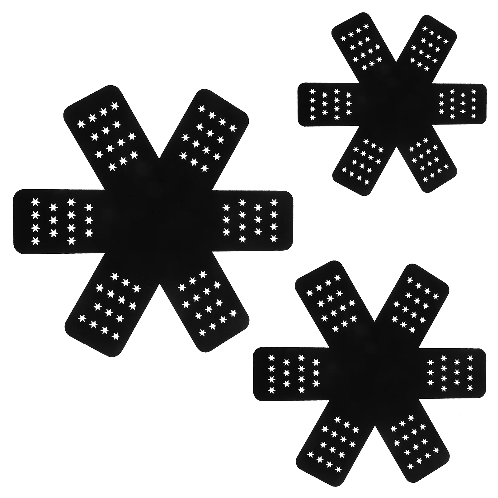 3 шт. полезные подушки для кастрюль коврики против царапин ковриков (серые 5