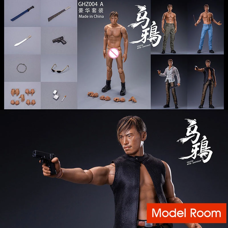 

BBOTOYS GHZ004 1/6 Crow Roy Cheung фигурка Модель 12 дюймов мужской солдат экшн-кукла полный комплект коллекционная игрушка
