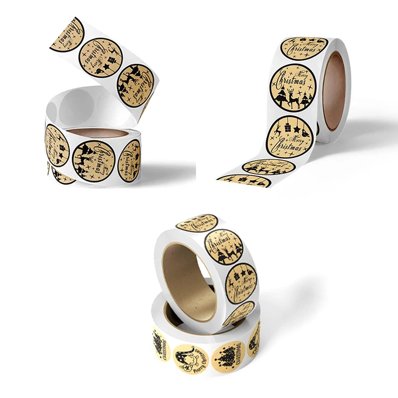 

Christmas Gift Stickers Decorative Sealing Sticker Merry Christmas Labels Christmas Stickers Gift Wrapping Christmas Labels