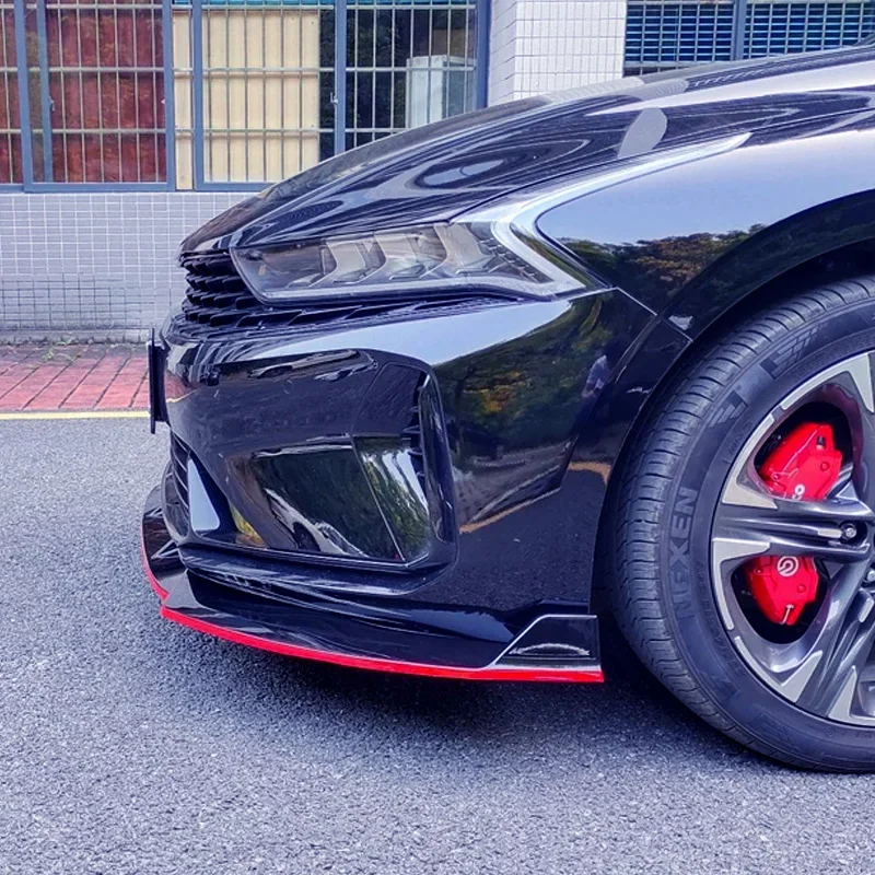 Передний спойлер на бампер для Kia K5 GT Optima DL3 2020-2024 юбки с Карбоновым принтом