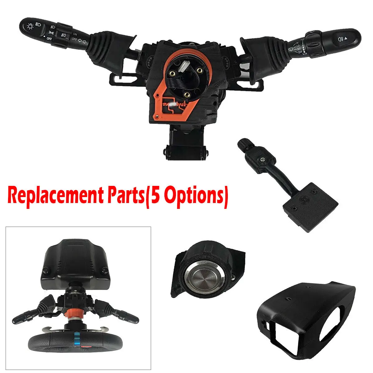 

Euro/American Truck For Logitech G29 G27 G25 G923 For T300 RS GT Simulator Games Steering Wheel Turn Signal Wiper Retrofit Kit