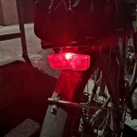 Красный задний светильник для велосипеда #3