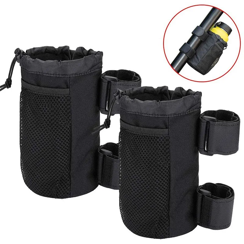 

Тактическая мягкая сумка для бутылки с водой, держатель, переноска для чайника на шнурке, дорожный инструмент, Сумка для кемпинга в стиле ми...