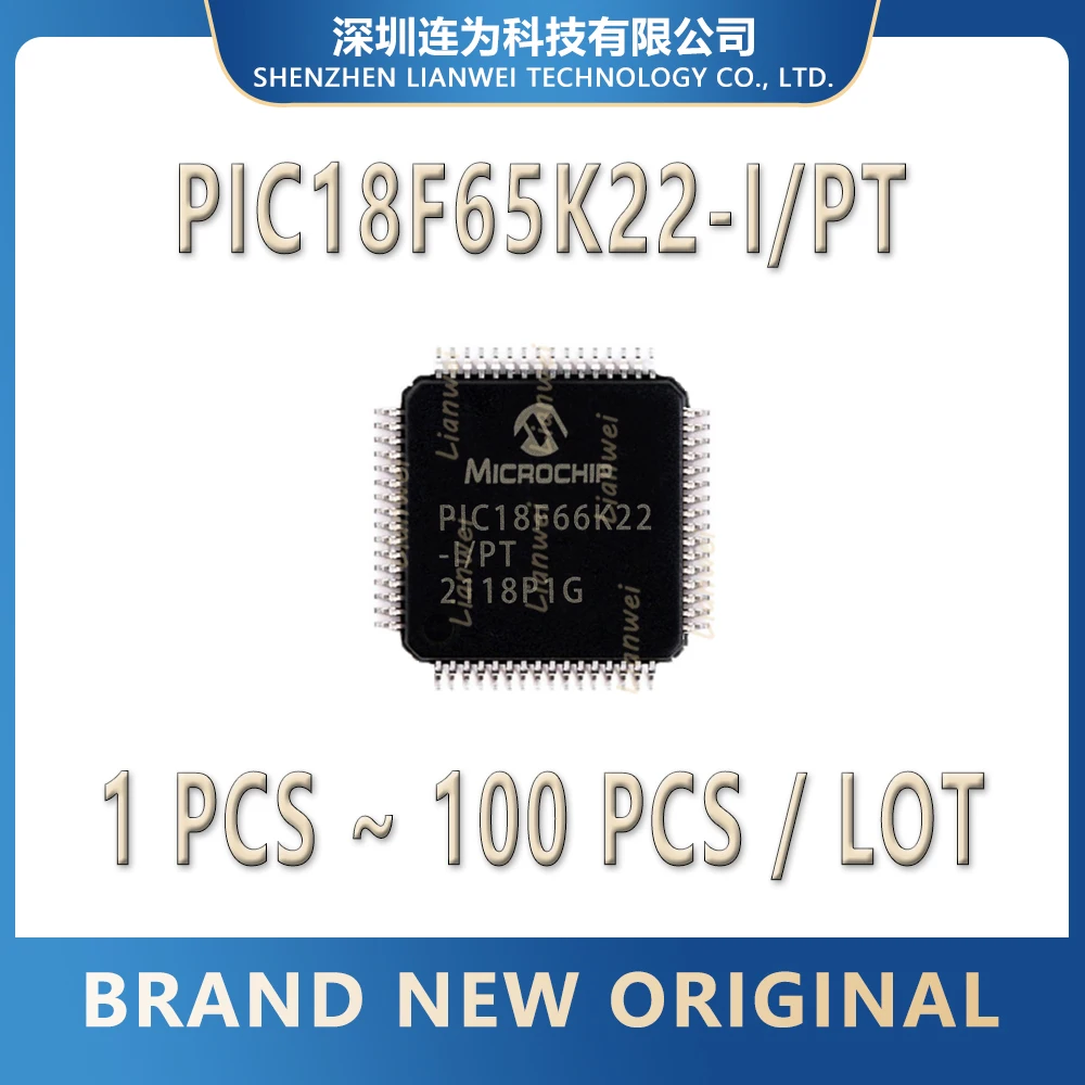 PIC18F65K22-I/PT PIC18F65K22-I PIC18F65K22 PIC18F65K PIC18F65 PIC18F PIC18 PIC IC MCU Chip TQFP-64