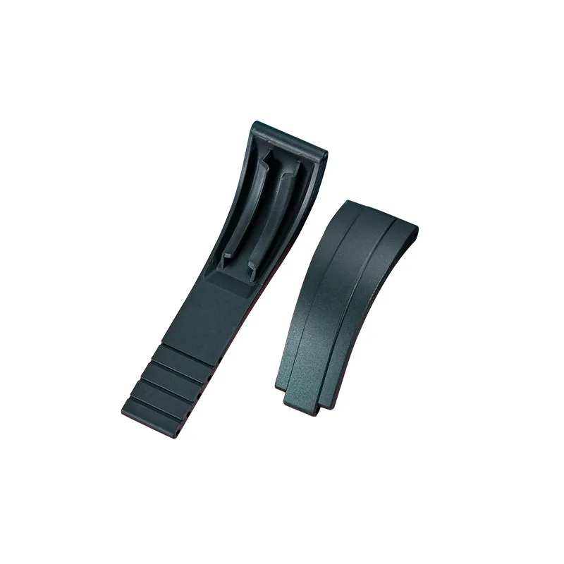 New 20mm 21mm Waterproof Rubber Watch Band For Rolex Watch Silicone Strap