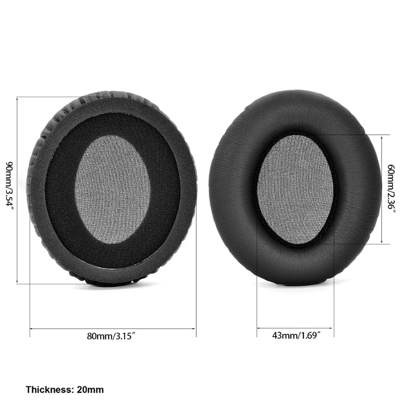 Кожаная подушка бархатные наушники чехол для наушников KRK KNS6400 KNS8400 6400 8400 замена