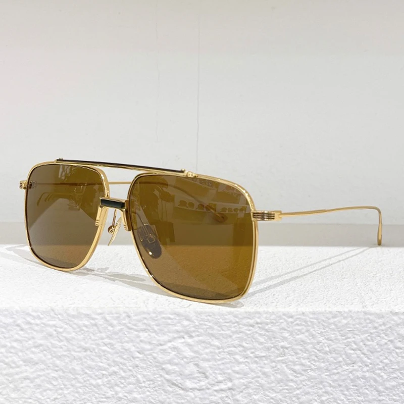 

Солнечные очки в американском стиле мужские, роскошные брендовые винтажные рецептурные оригинальные из чистого титана