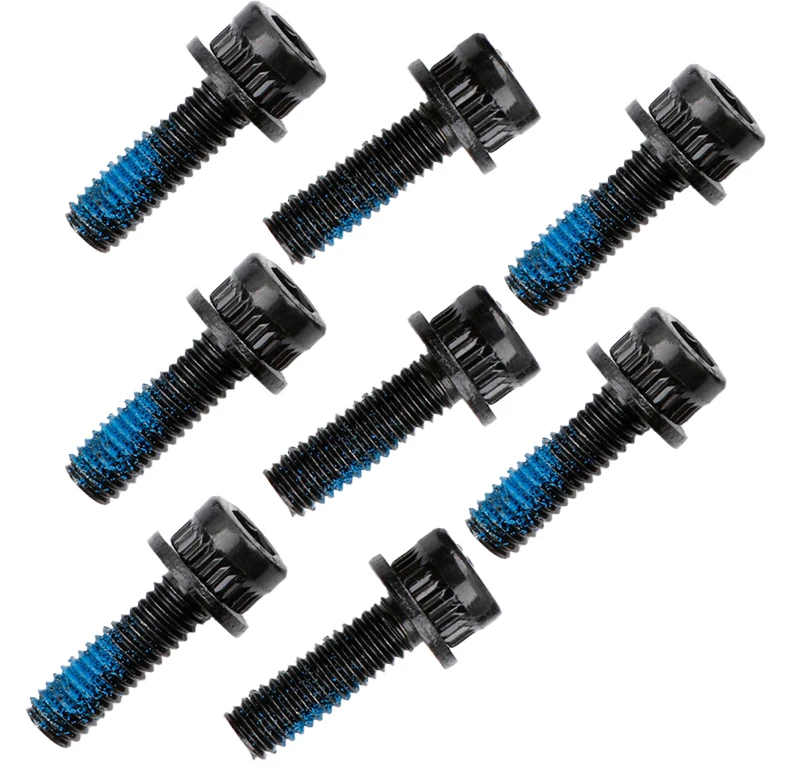 

Refine Your Shi Mano Bike Braking System 8PCS Bicycle Disc Brake Screw M6x18 Specifically Designed for Brake Efficiency