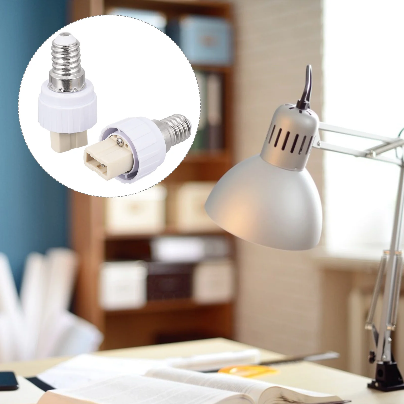 4 шт. светодиодный держатель лампы E14 в G9 преобразователь лампочки металлический