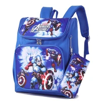 disney spider man cartoon fashion children boys and girls breathable school bag backpack marvel backpack with pencil bag gift