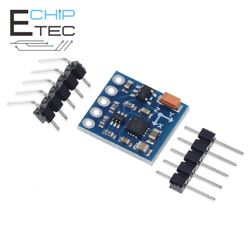 

Free shipping 1PCS GY-271 HMC5883L 3V-5V 3 Triple Axis Magnetic Field Compass Magnetometer Sensor Module for Arduino IIC Board