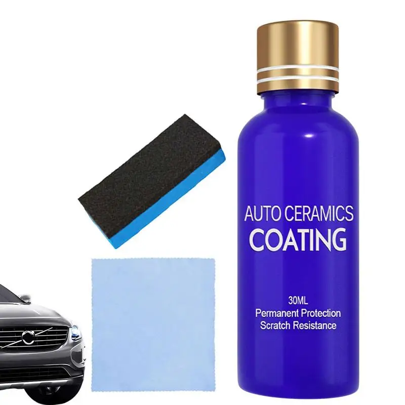 Ceramic Coating For Cars High Gloss Universal Hydrophobic Paint Protection 30ML Hydrophobic Top Coat Polish Car Paint Sealant