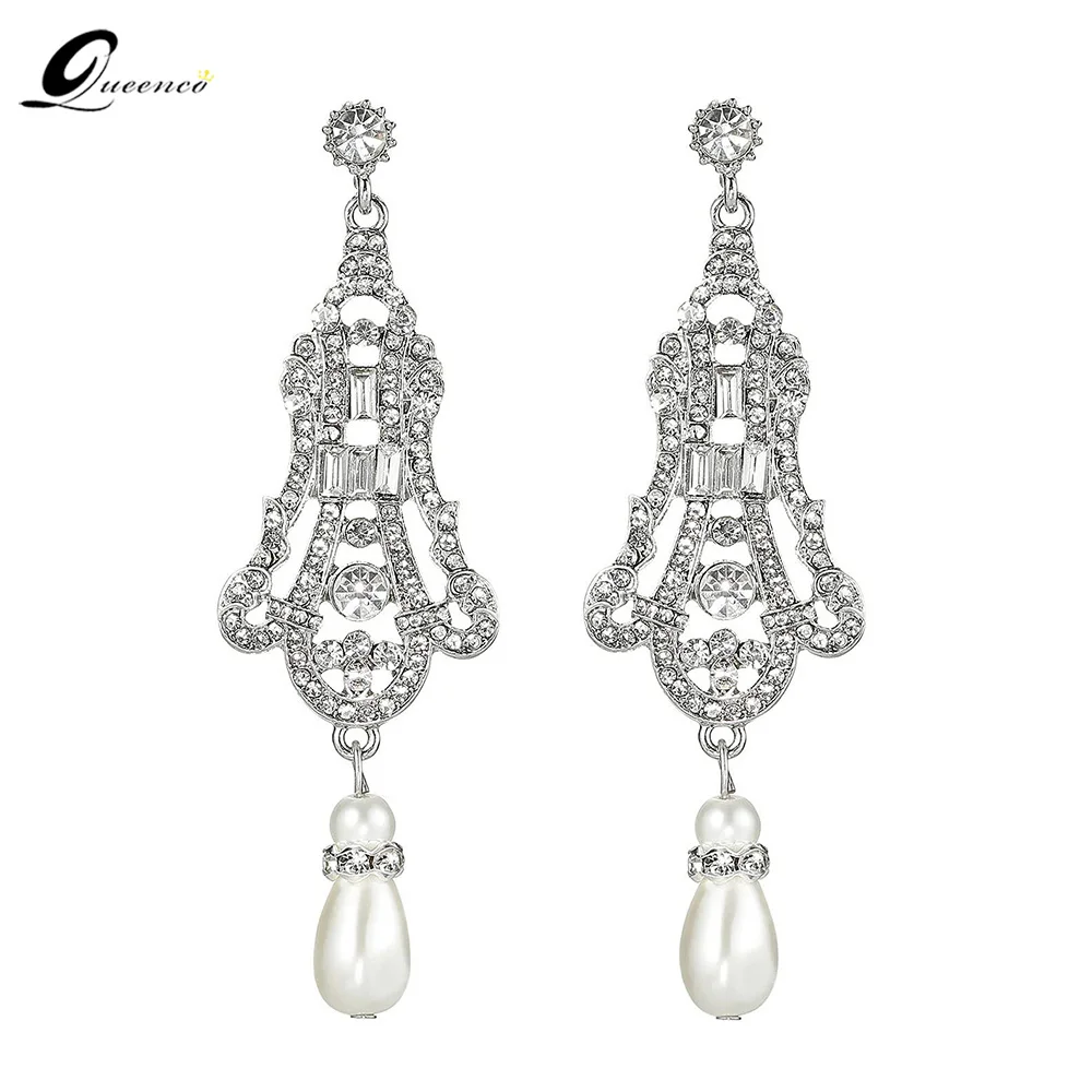 

Pearl Women's Earring Luxury Long Dangling Earrings For Modern Women 2023 Korean Accessories Drop Earring Ladies Wedding Jewelry