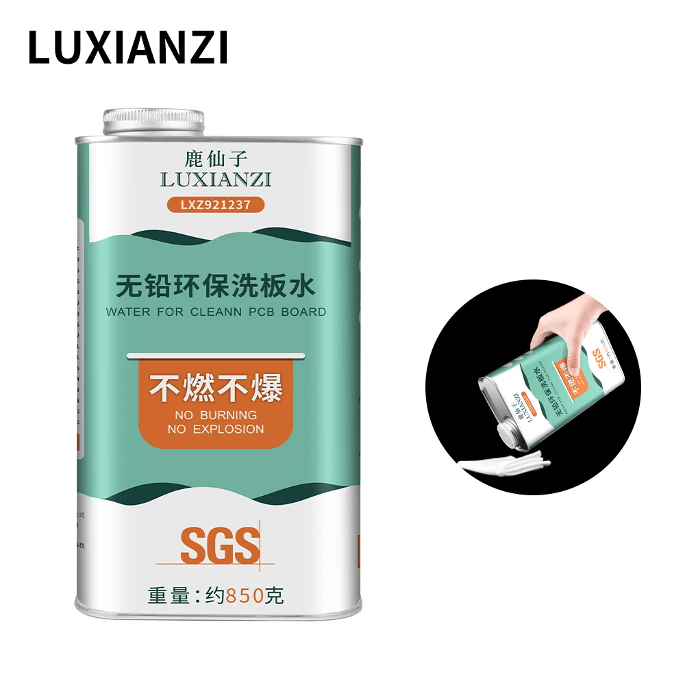 

LUXIANZI 850g Lead-free Solders Cleaning Water For Phone Computer Repair PCB Circuit Board Clean Durable Soldering Liquid