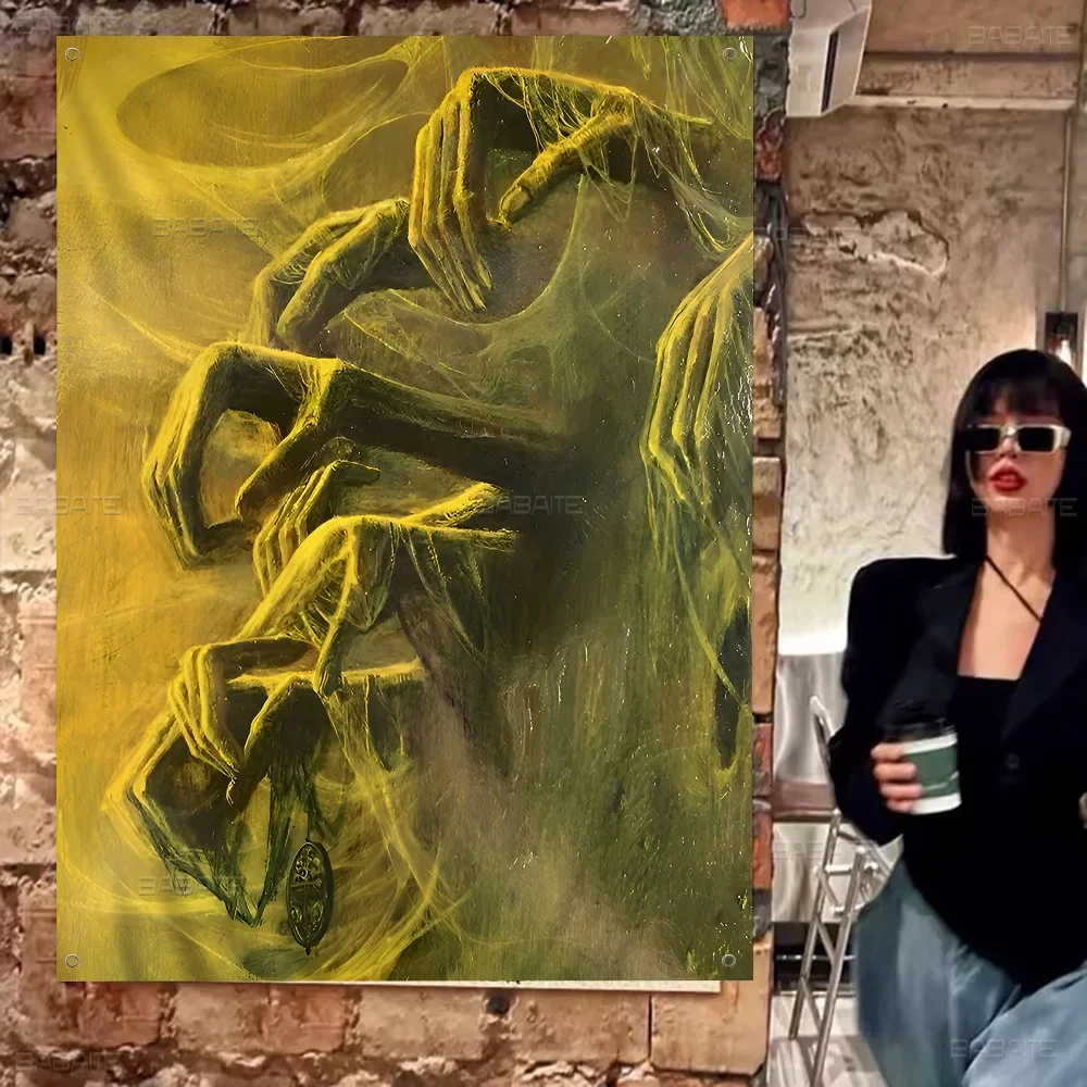 Zdzislaw Beksinski Art мультфильм флаг настенный баннер украшение домашний декор