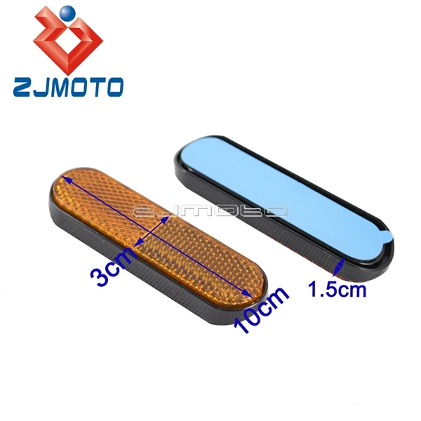 

Пластиковые отражатели для грузовиков, 1 пара, красные отражатели для мотоциклов, квадроциклов, внедорожников, автомобильных отражателей