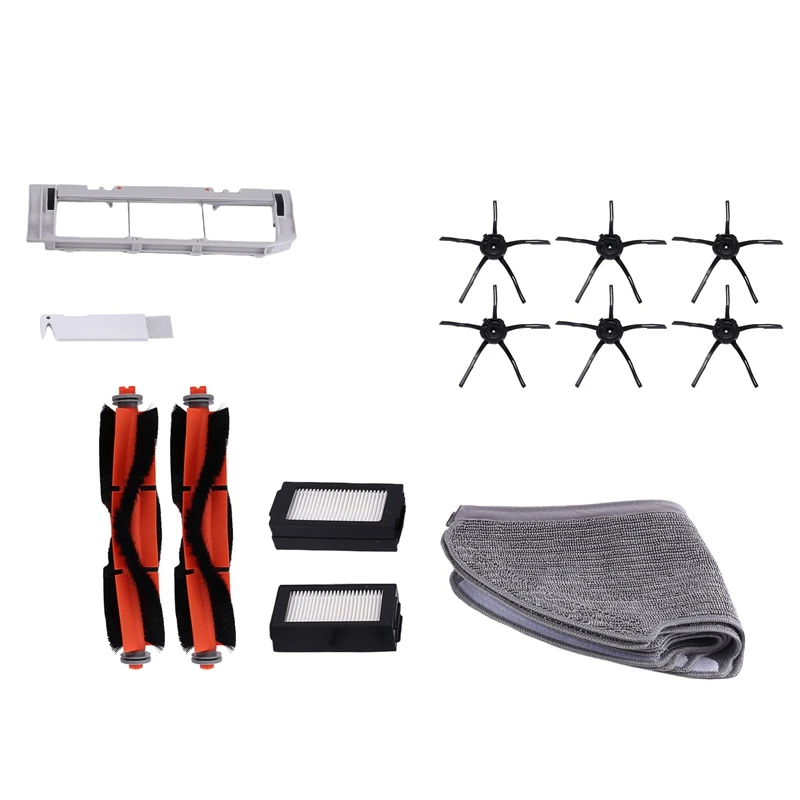 

Запчасти для робота-пылесоса Xiaomi Mijia 2 Pro/MJSTS1, насадка на швабру, фильтр НЕРА, основная боковая щетка