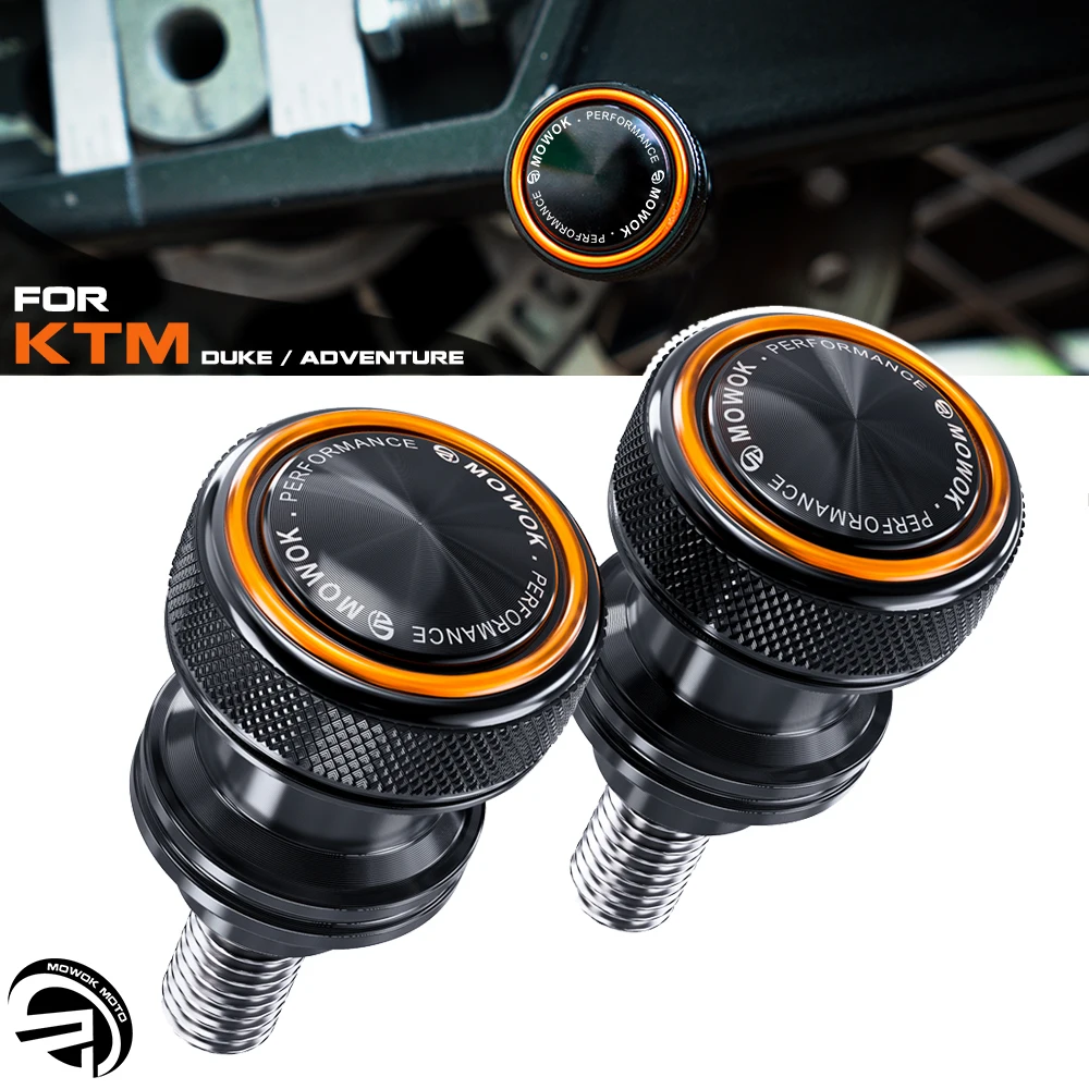 MOWOK для KTM DUKE 390 250 690 SMC 790 890 1190 Приключения мотоцикла SAS алюминий M10 подставка винты