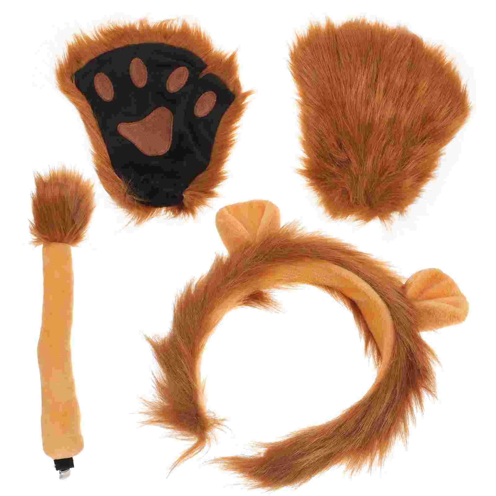 

Headband Costume Lion Outdoor Animal Ear Hairclip Fabric Adorable Halloween Accessory Cosplay Stuffed Animals