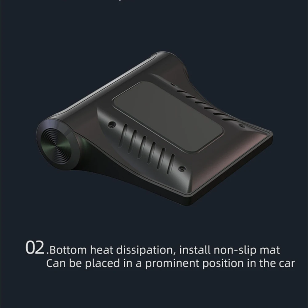 

Black Brand New Head-up Display Car Bluetooth Status Digital Driving High Material LCD PC ABS Solar Clock Time