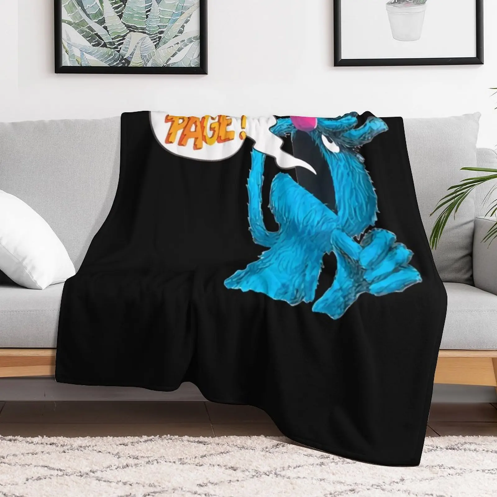 Ретро Винтаж The Monster at End of This Book Подарок для фанатов мужчин и женщин Одеяло